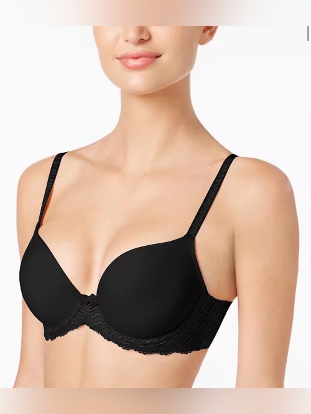 Wacoal Women's 853117 La Femme Underwire T-Shirt Bra Black Size 36C $68 Retail